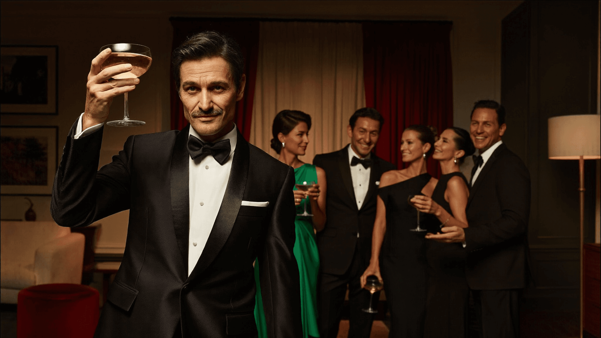 Comédien Murderama qui lance une murder party à domicile